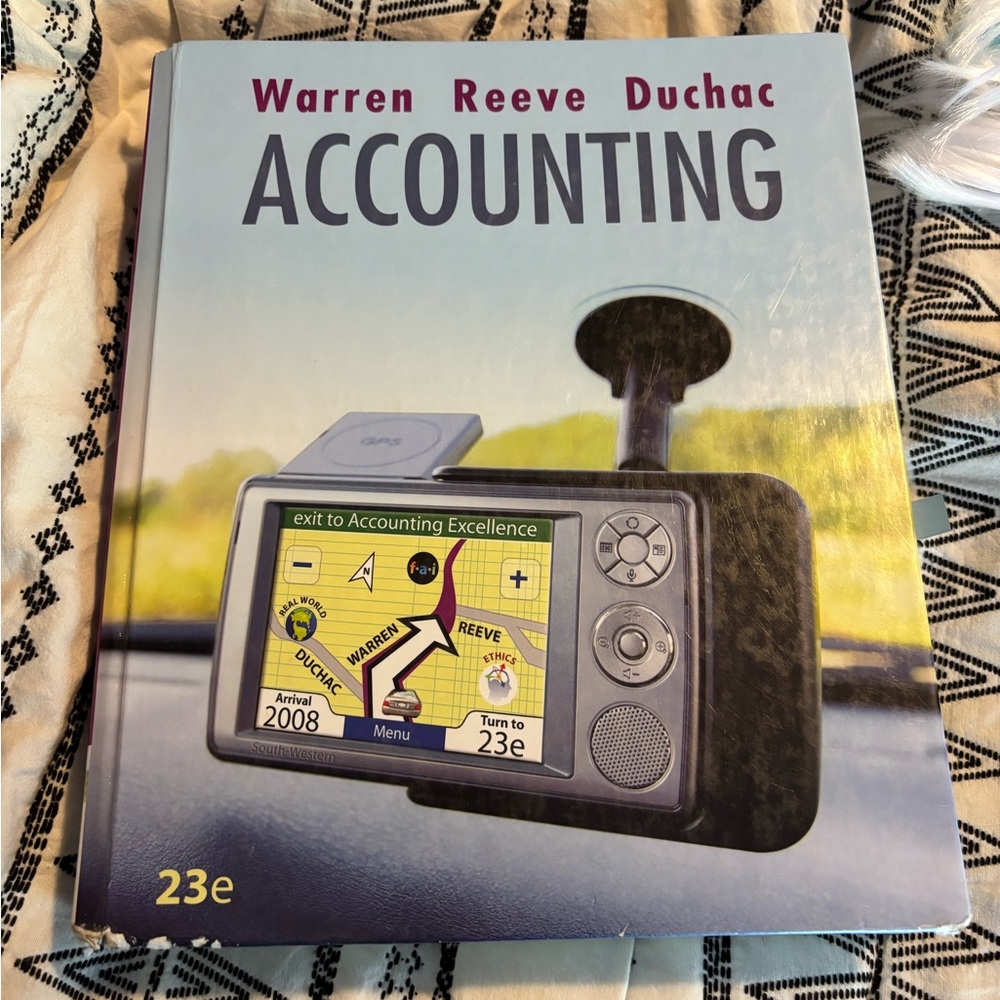 Accounting Textbook by Warren Reeve Duchac